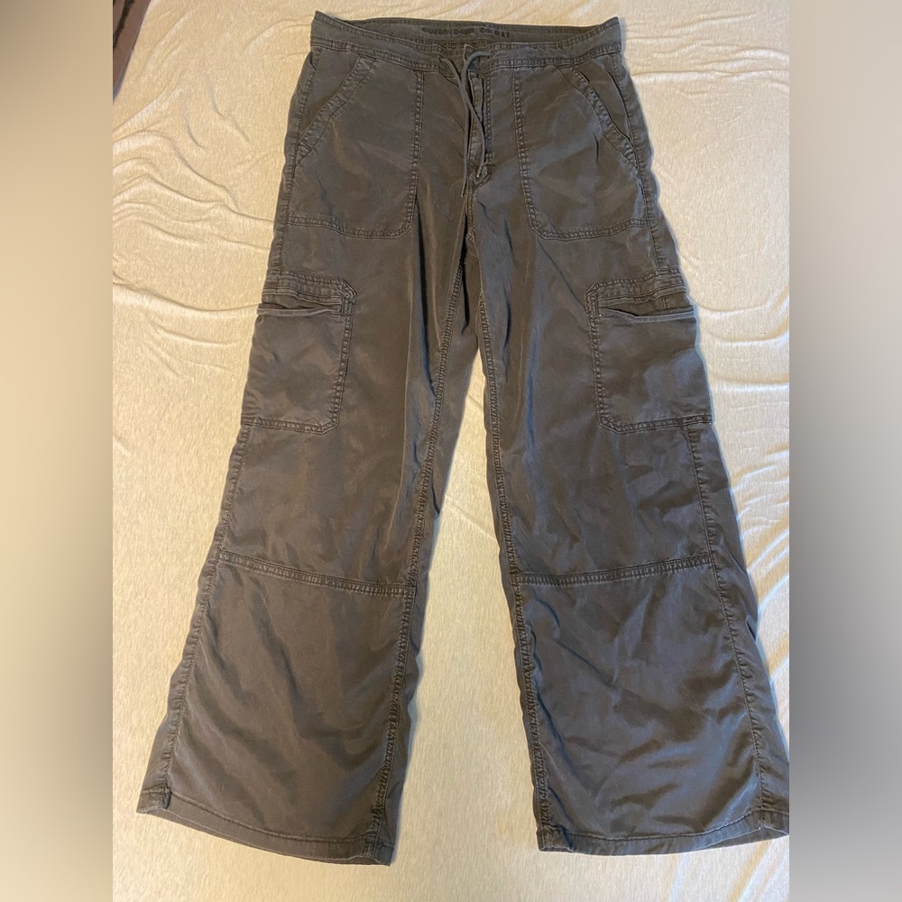 American Eagle AE Cargo Pants Dreamy Drape Stretch - Charcoal Gray